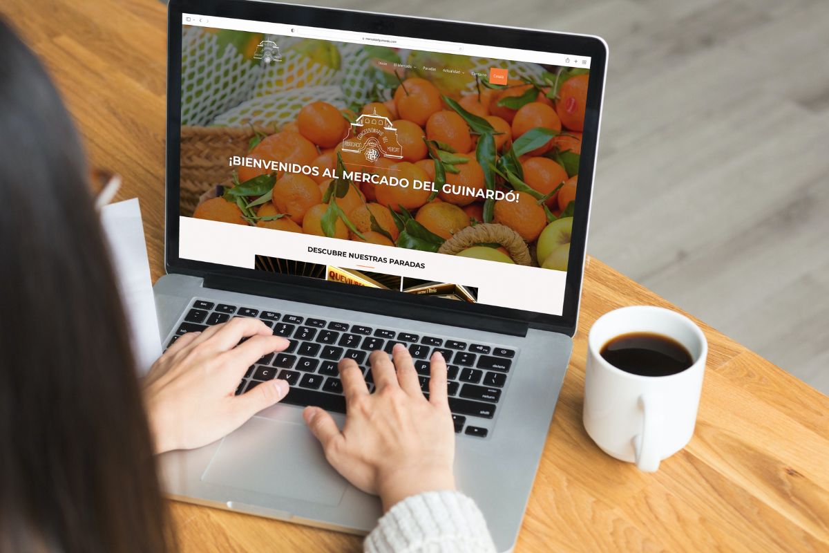 Página web para el Mercado del Guinardó